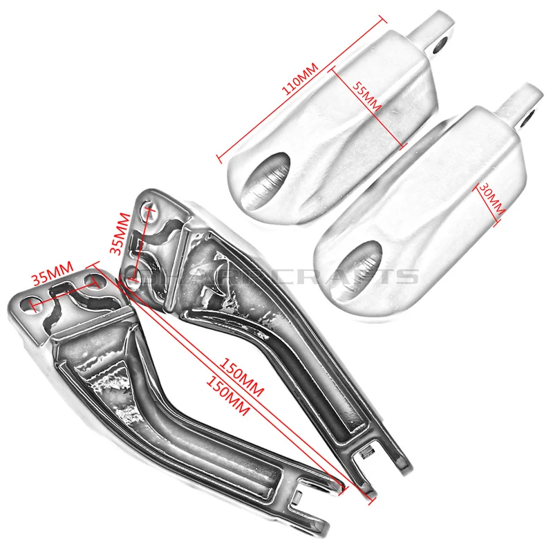Пассажирские подножки, крепежные кронштейны для Harley Dyna Glide EFI FXDF FXDL FXDB FXDC FXD FLD FXDWG