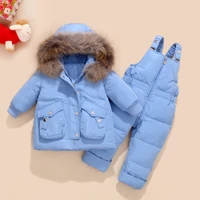2 4years winter romper for baby boy girl clothing set toddler kids parka coat baby snowsuit jacket for girls kids down clothes