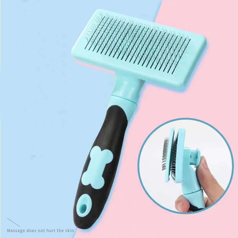 Расческа для собак кошек удобная щетка массажа щенков инструменты ухода за