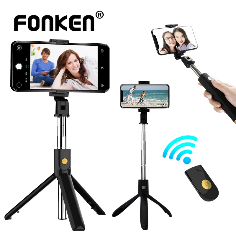 Селфи-палка 3 в 1 FONKEN с Bluetooth 70 см для держателя телефона | Электроника