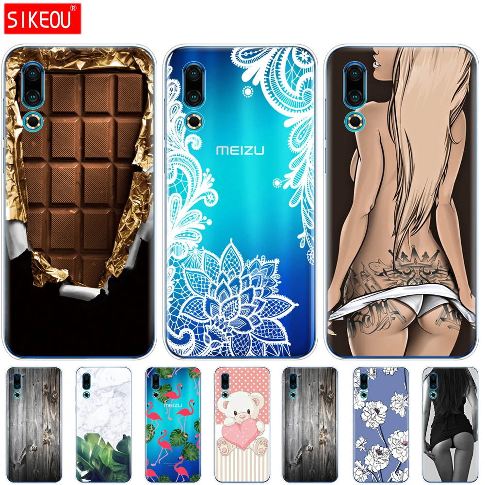 Чехол для Meizu 16 S 6 2 ''с мультяшным рисунком Мягкая силиконовая задняя крышка из