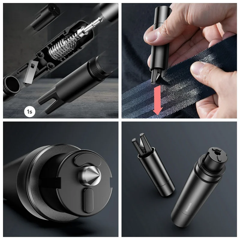 

New Car Safety Hammer Car Window Glass Breaker Auto Seat Belt Cutter Knife Saving Escape Hammer Car Emergency Tool
