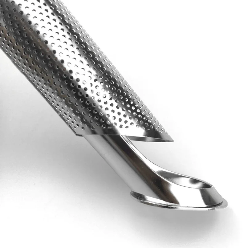 1 шт. Чайный фильтр из нержавеющей стали в форме табачной трубы многоразовый для