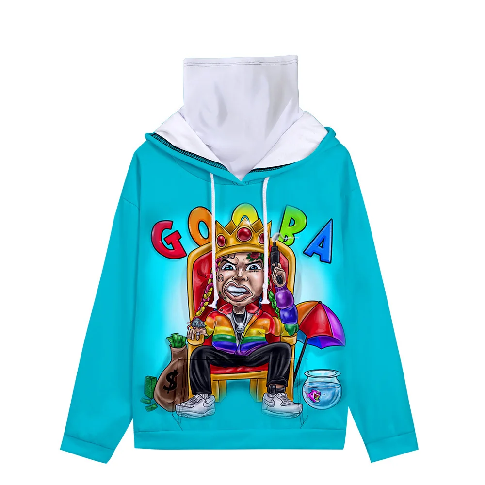 Новый альбом GOOBA 6ix9ine 3D толстовки мужские/женские мужские с длинным рукавом
