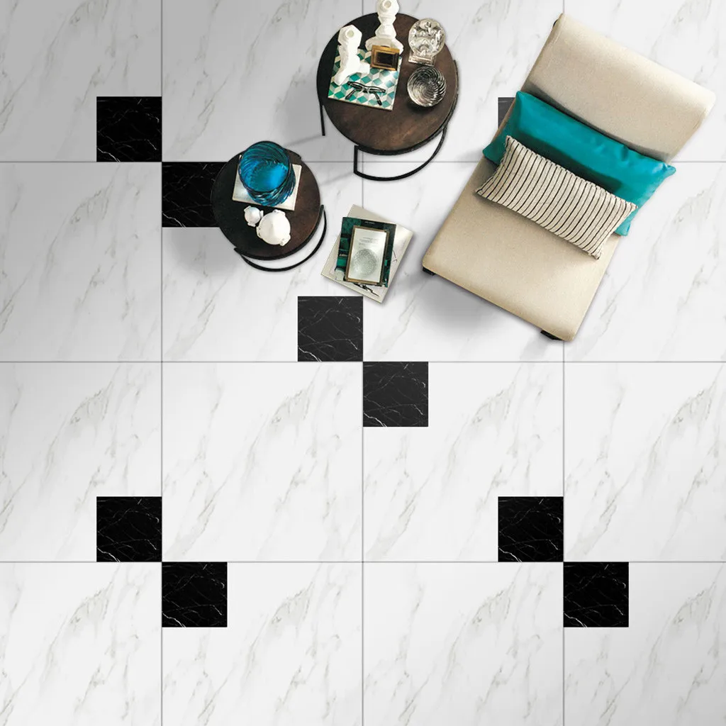 20 pcs/Set PVC Self-adhesive Ceramic Tile Sticker Removable Art Wall Decals Simulation Marble Waterproof Plane | Дом и сад