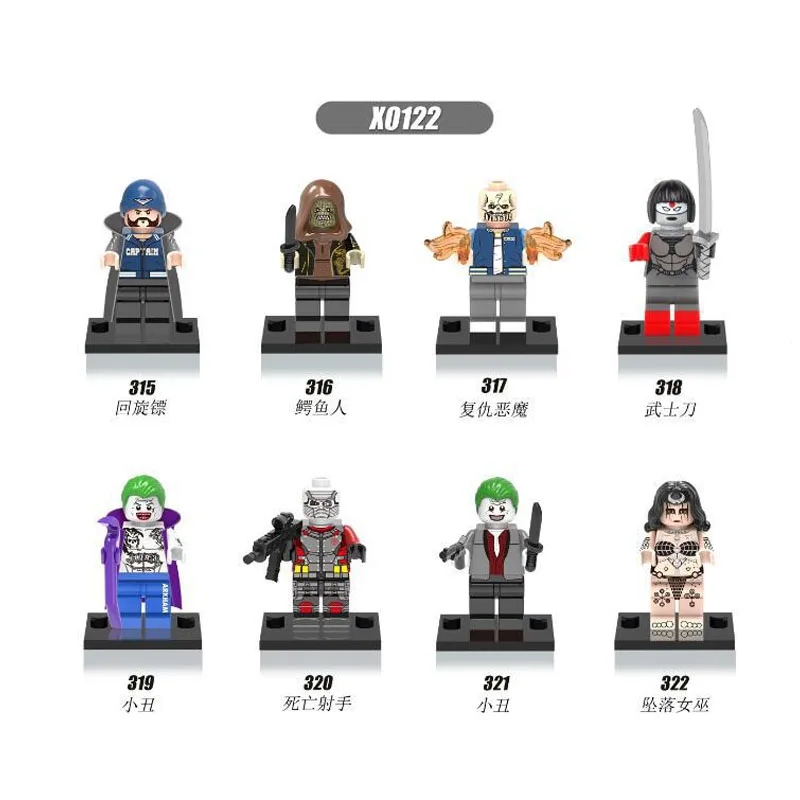 Одиночная продажа строительные блоки Супер Герои отряд самоубийц злодей убийца