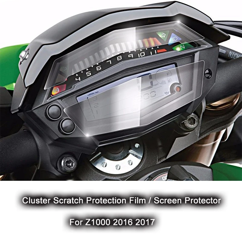 Брендовые новые аксессуары для мотоциклов защитная пленка экрана Z1000 2016 2017 Cluster