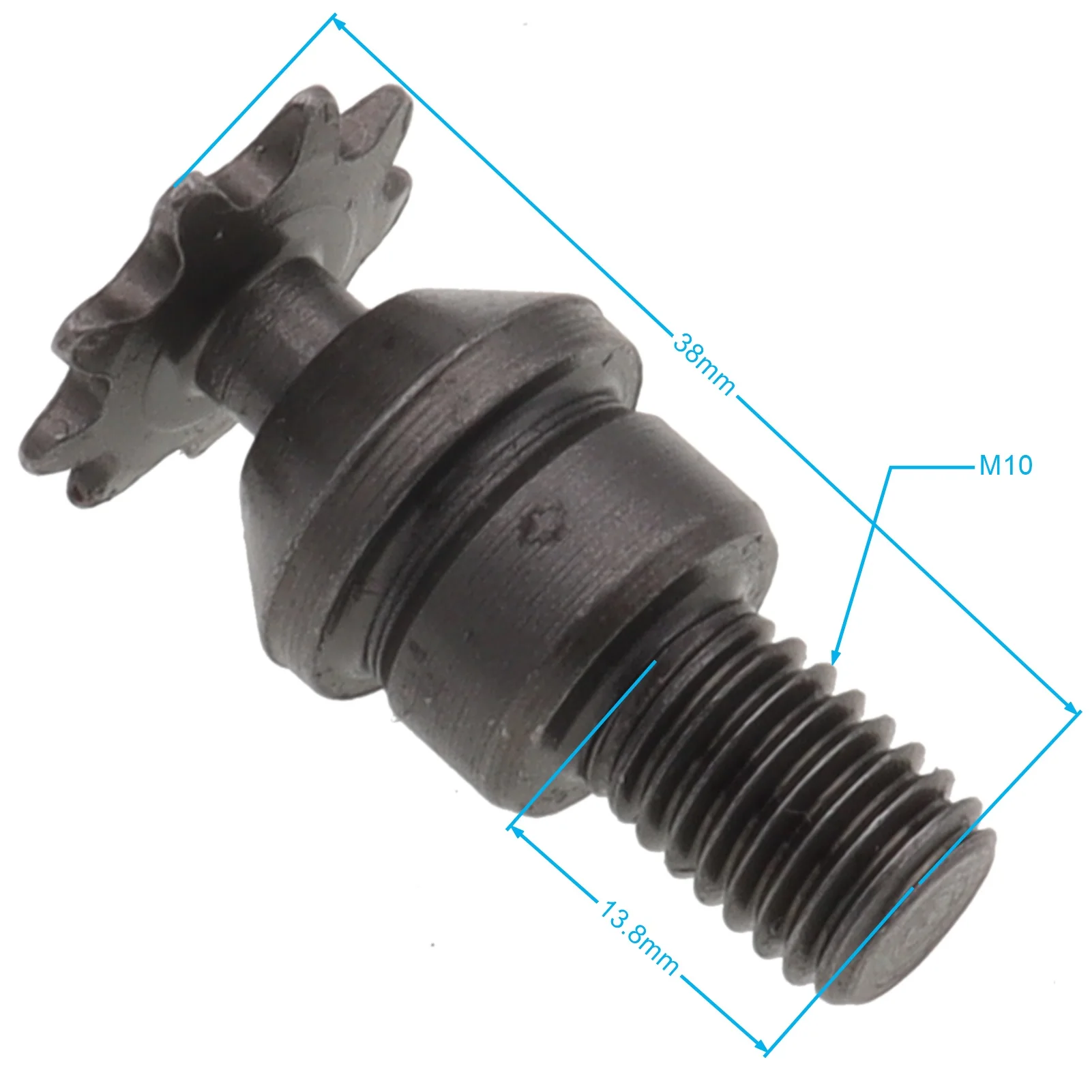 1 шт. M10 T8F 25H 6T/7T/8T/9T Коробка передач барабана сцепления Передняя цепь Звездочка для