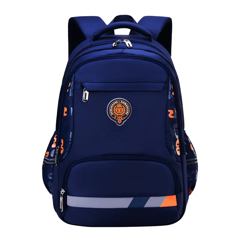 "Детский нейлоновый школьный рюкзак для мальчиков и девочек, ортопедические школьные портфели в британском стиле для подростков"
