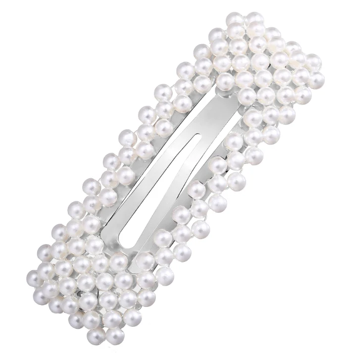 Модный жемчужный волосокреп для женщин стильного корейского дизайна Стежок-заколка для волос стайлинг аксессуар Кпоп он