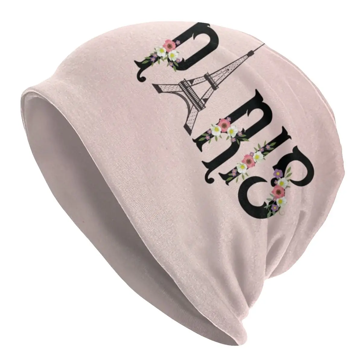 

Paris Blush Eiffel Tower Bonnet Hat Knitted Hat Autumn Winter Skullies Beanies Hats Men's Women's Adult Winter Summer Warm Caps