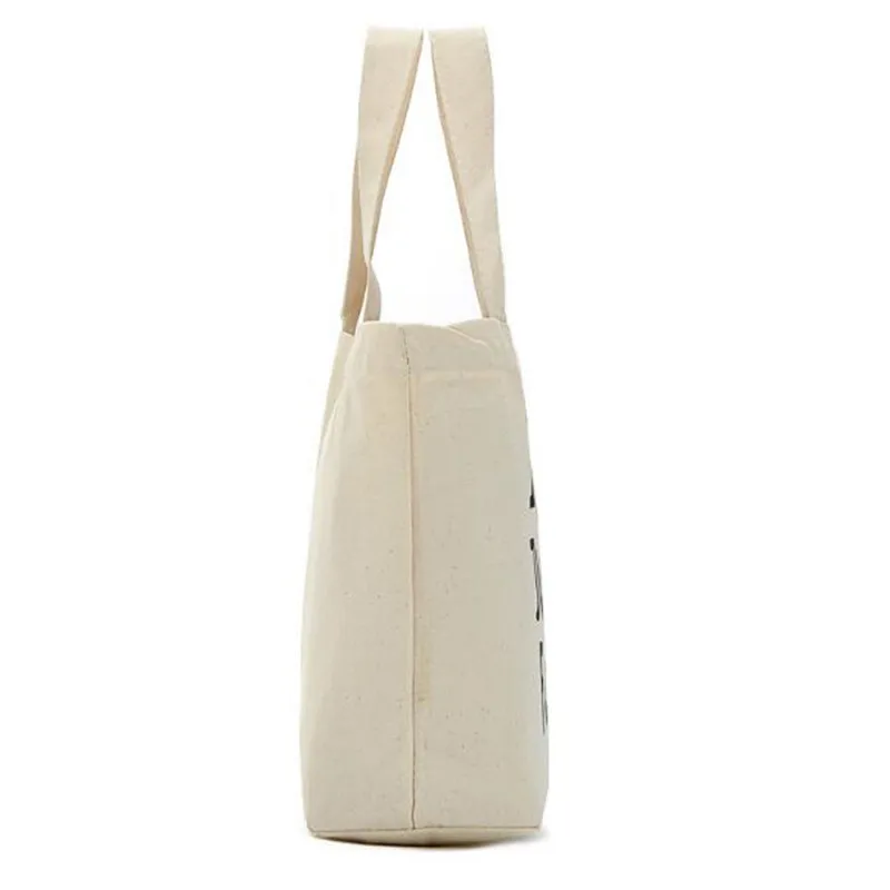 Женские портативные холщовые сумки пляжные через плечо для покупок дорожная