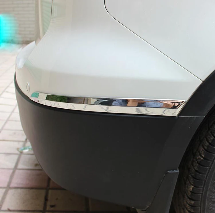 Передний Задний бампер угловая защита рамка край доска ABS хром 4 шт./компл. для Suzuki