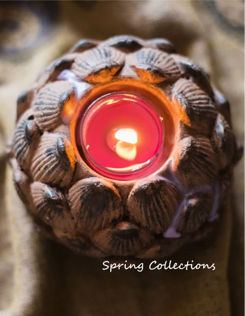 Элегантный Подсвечник для чая в форме лотоса 11 Х9 см | Дом и сад