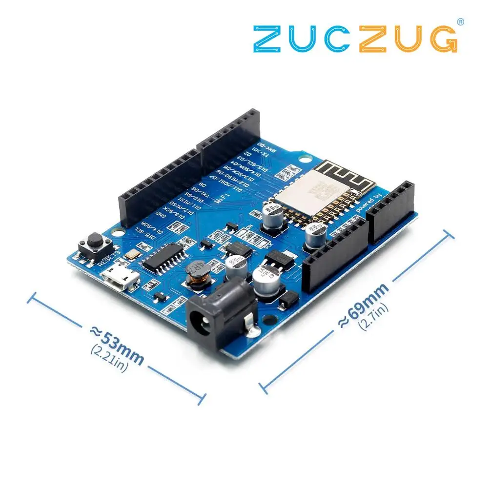 WeMos D1 R2 V2.1.0 WiFi uno на основе ESP8266 для arduino nodemcu совместимый