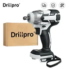 Ударный гайковерт Drillpro, бесщеточный, перезаряжаемый, 12 дюйма, электроинструменты, совместимый с аккумулятором Makita 18 в