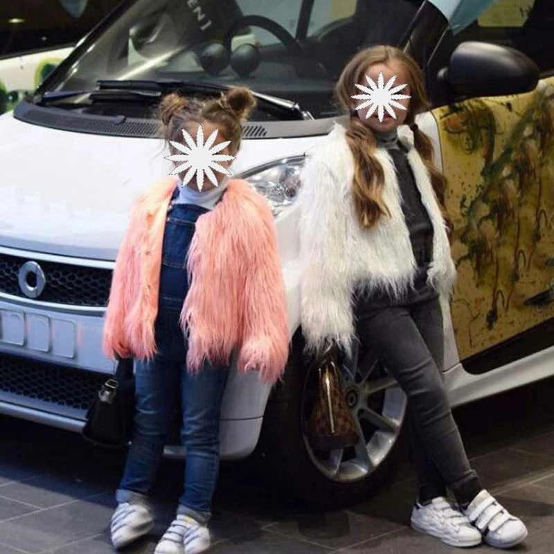 куртка для девочки куртки девочек 2019 модные с искусственным мехом сезон