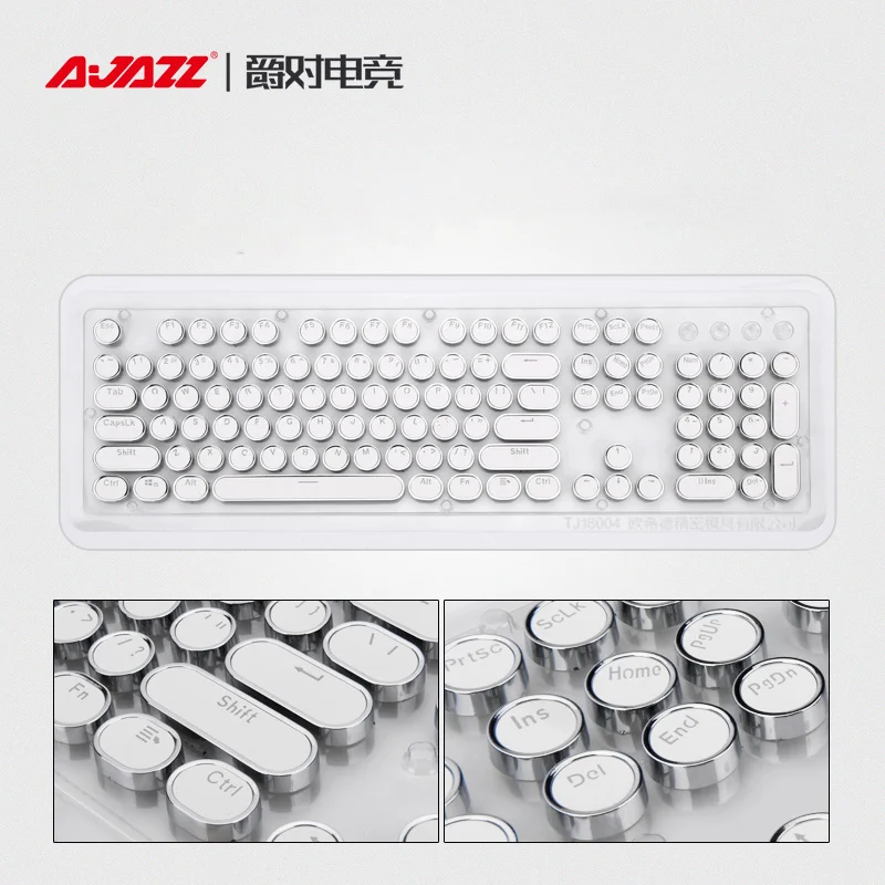 

Keys Round 104 Keys Punk Retro Round Keycap for Mechanical Keyboard Pink Blue Mixed Color Keycap