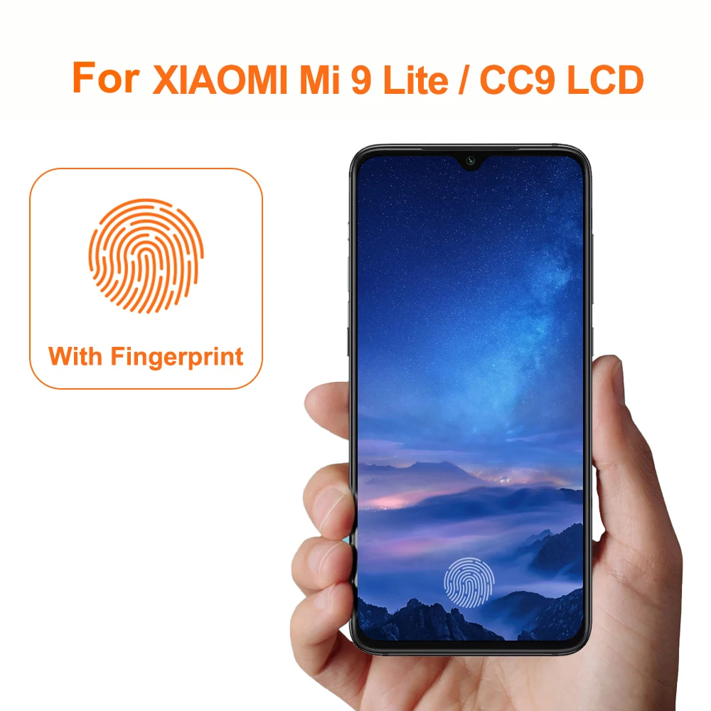 6 39 &quotсупер AMOLED для Xiaomi Mi CC9 ЖК экран сенсорный панель дигитайзер Замена 9 Lite