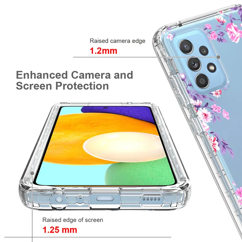 Силиконовый прозрачный чехол для телефона Samsung A32 A42 A52 A72 A21 A01 A11 A20 A30 A50 A10E A12 A02S S20 S21
