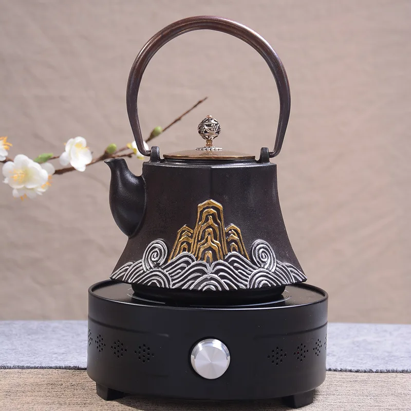

Teapot, iron teapot, hot water teapot, teapot 1200 ml water, kung fu tea set.