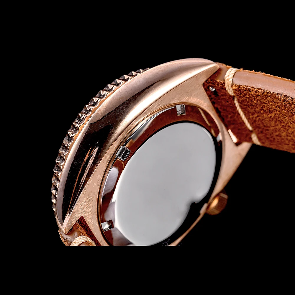 

2020 New Ghost King Tuna 6105 Automatic Men's watches 200m Waterproof Sapphire Mechanical Bronze Skeleton Wrist watch For Male