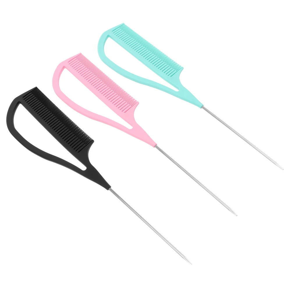 3pcs Pintail Comb Professional Salon Shop Parting Supply Hairdressing | Красота и здоровье