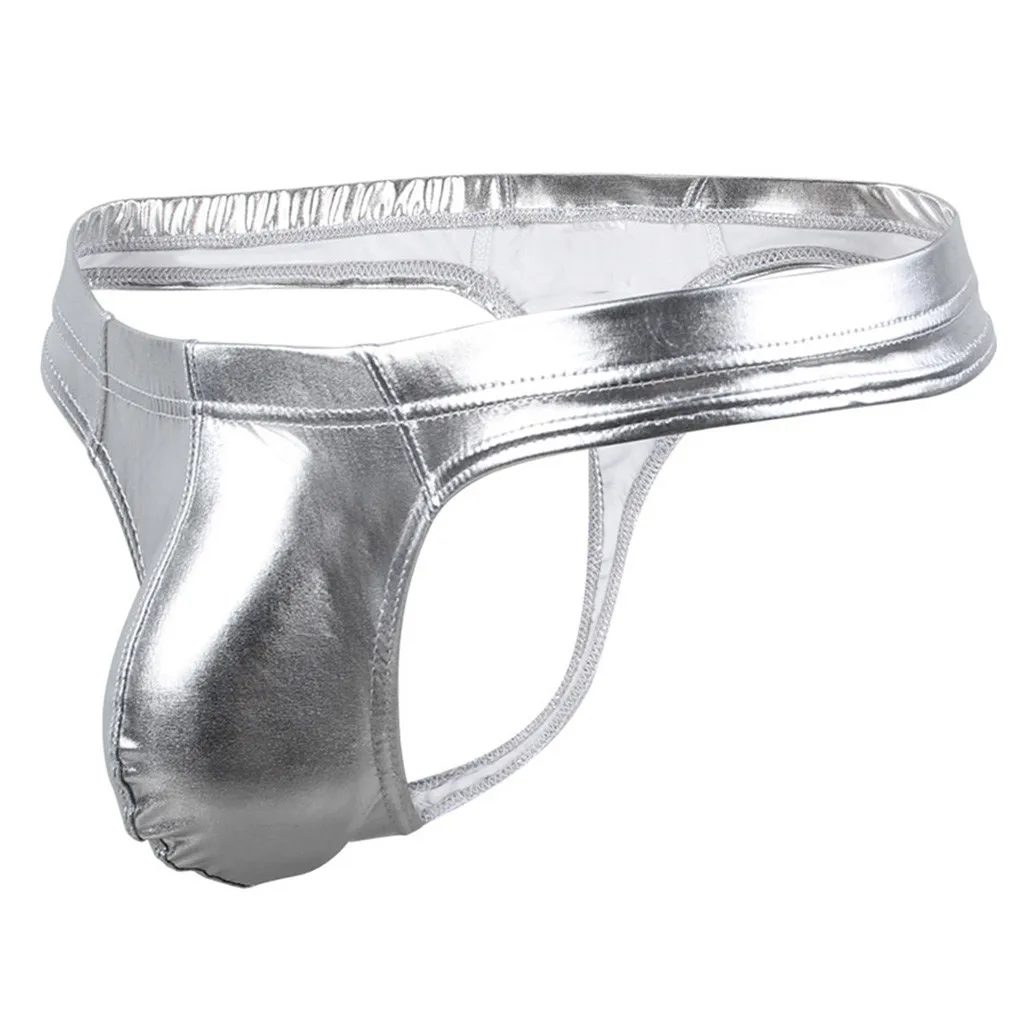 Мужское нижнее белье стринги g мужские сексуальные средней талии из лакированной