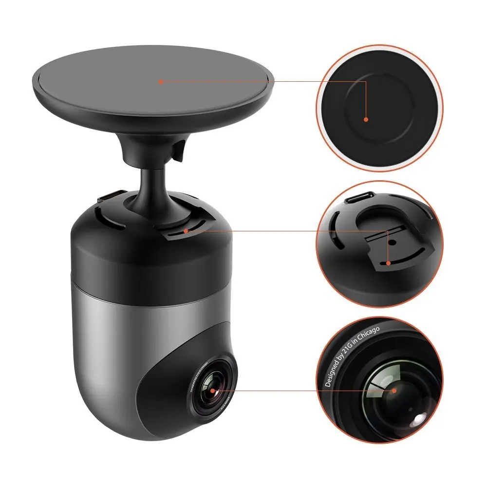 OnReal Dash Cam 1080p 30fps Автомобильная камера с Wi-Fi gps и функцией индукции жестов