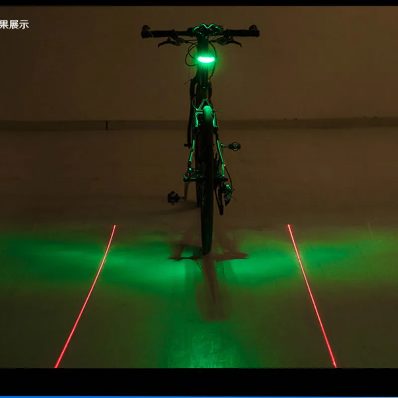 Велосипедный велосипедный светильник s задний светодиодный лазерный безопасный