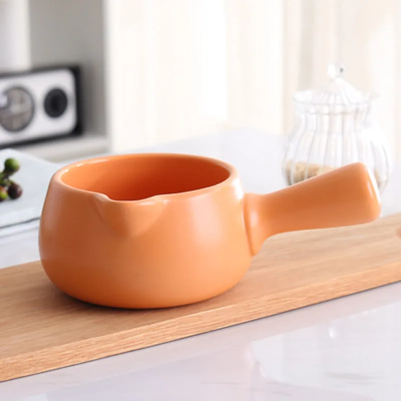 Керамическая кастрюля для приготовления пищи 700 мл мини керамическая посуда