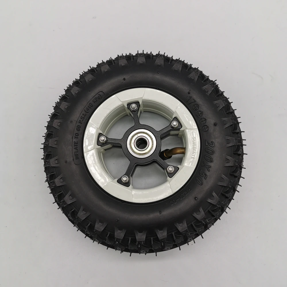 2 шт. 8 дюймов пневматические шины черный цвет Электрический маунтинборд