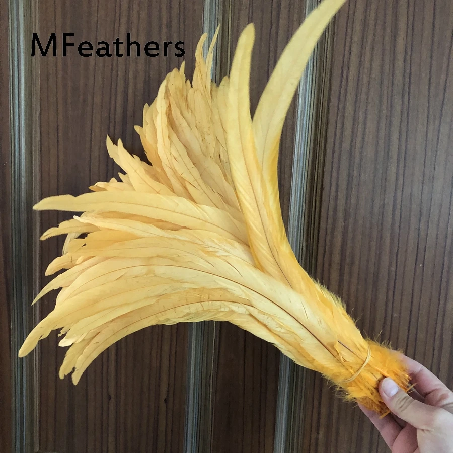 Заводская дешевая распродажа Золотые желтые окрашенные натуральные петушиные