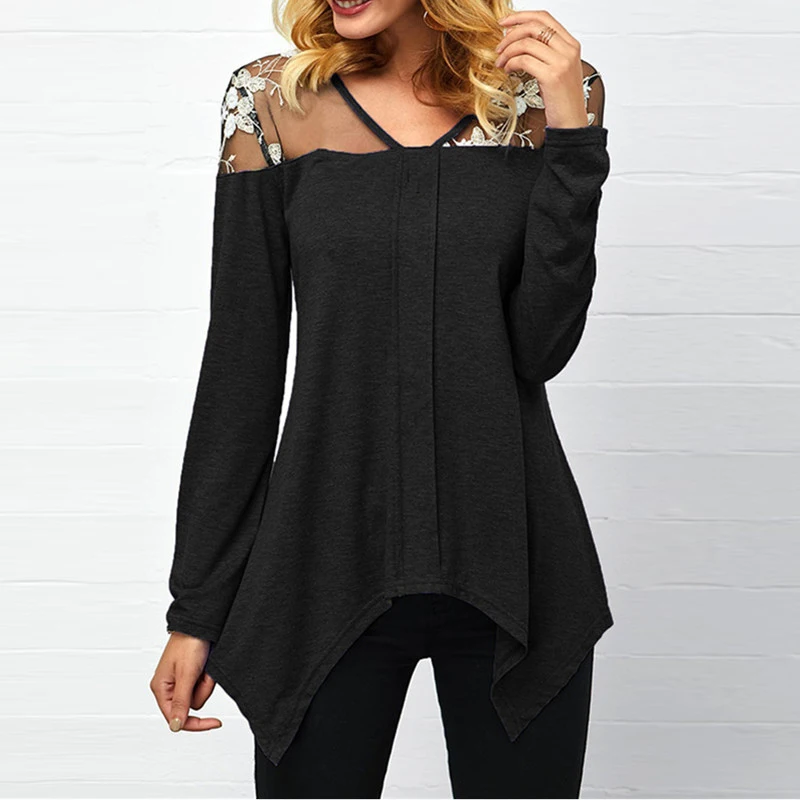 Blusas mujer de moda новинка 2020 Повседневная Блузка с длинным рукавом женская элегантная