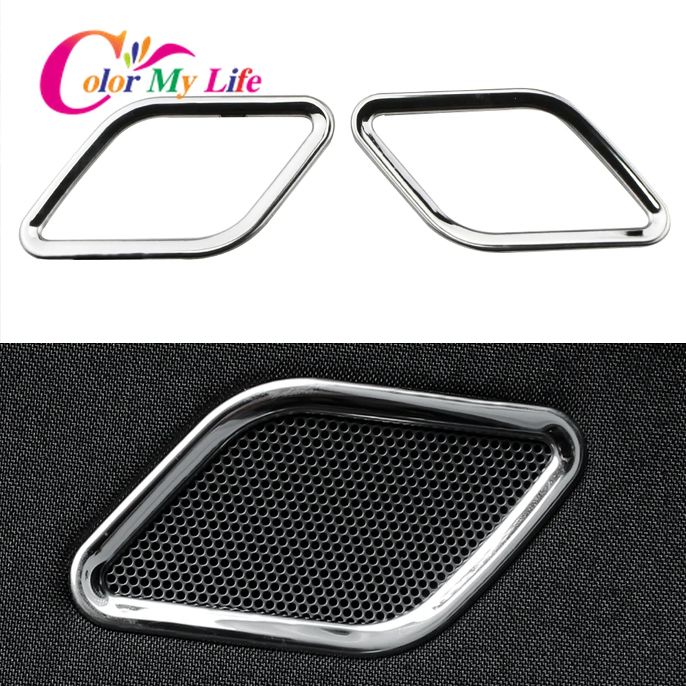 

Автомобильная аудиопанель Color My Life, 2 шт./компл., круглая накладка на заднюю дверь Volkswagen VW Golf 7 7,5 MK7 MK7.5 2013-2020, аксессуары