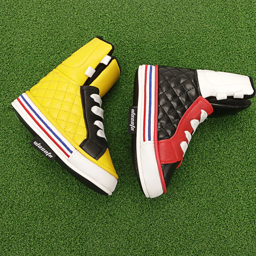 

New Golf Putter Headcover Fashion Shoe Design Pu Straight Putter Cover Free Shipping
