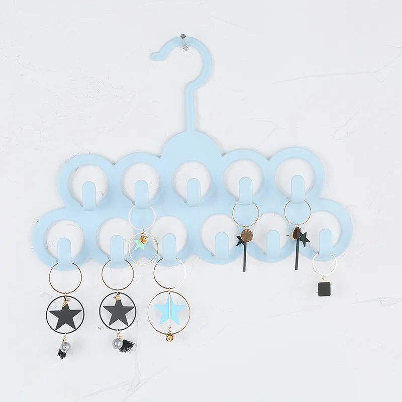 

Multi-function Space Saving Clothes Drying Coat Hangers with Hook Mini Hanger Small Hook