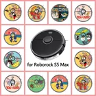 Виниловая анимационная наклейка на заказ для робота-пылесоса Roborock S5 MAX, запчасти для кожи, аксессуары