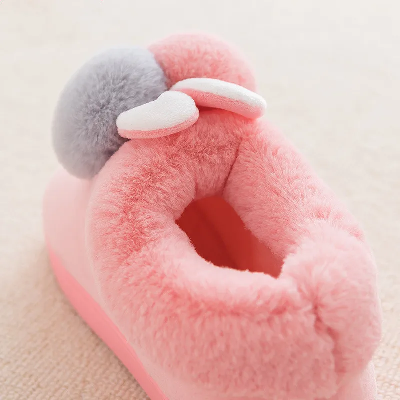 Женские зимние тапочки бархатная женская домашняя обувь для снега повседневная