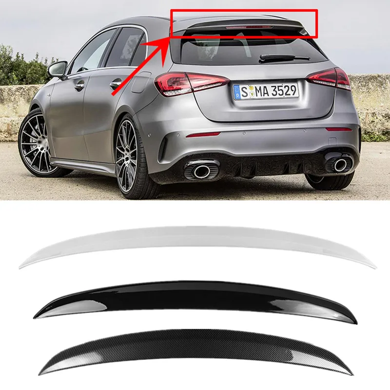 W177 спойлер задний бампер багажник задние крыла губа для Mercedes Benz A Class A180 A160 A200 A220 A250