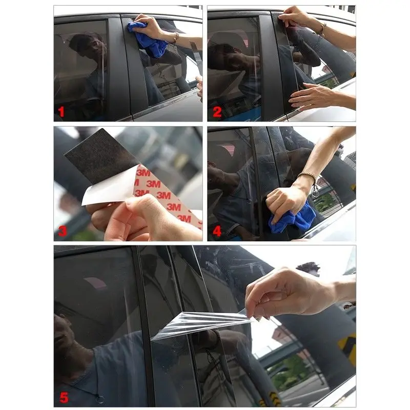 Pcmos PC дверь B C стойка зеркальная пластина формовочная отделка Подходит для Hyundai