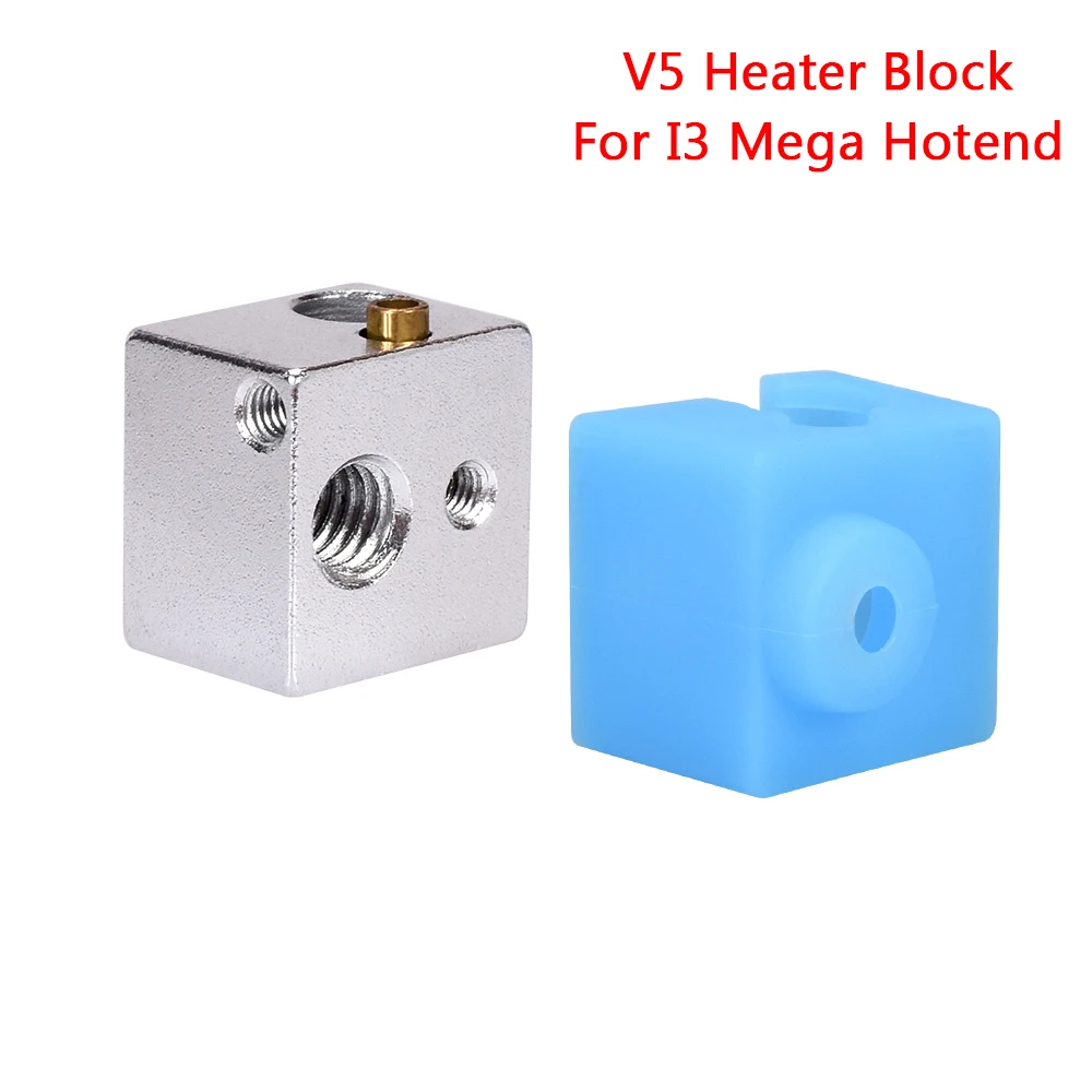 Силиконовый блок нагрева V5 алюминиевый для 3D принтера J Head Anycubic Original I3 Mega Hotend