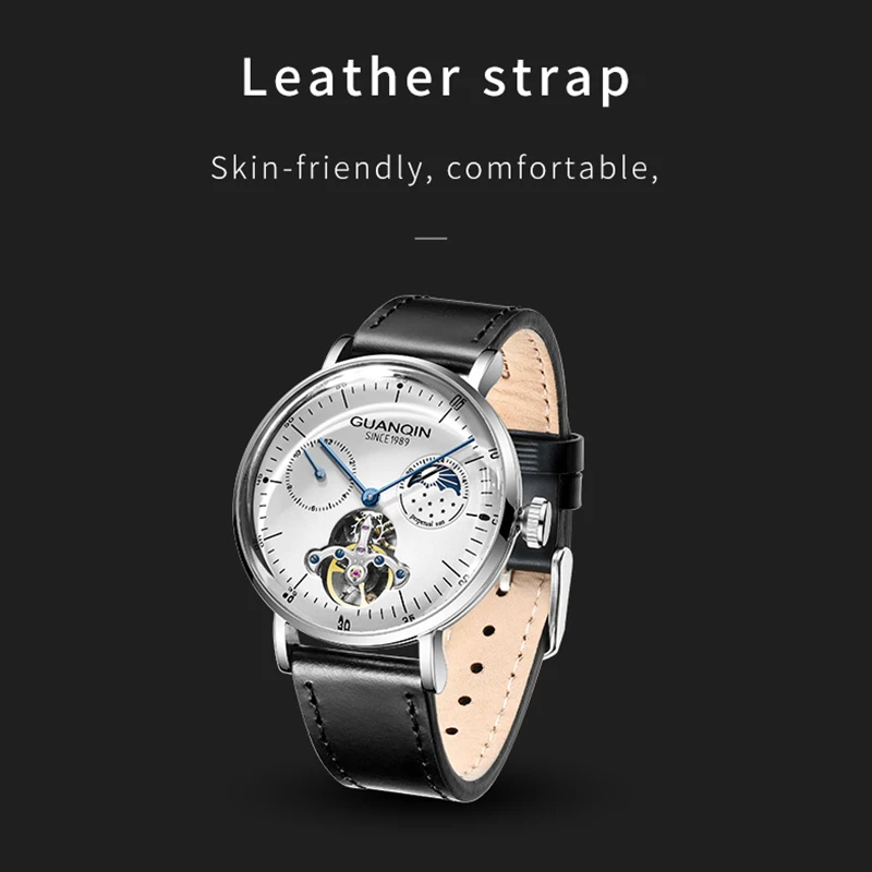 GUANQIN Automatic Men Wristwatch Top Brand Luxury Men Automat Watch Man Date...