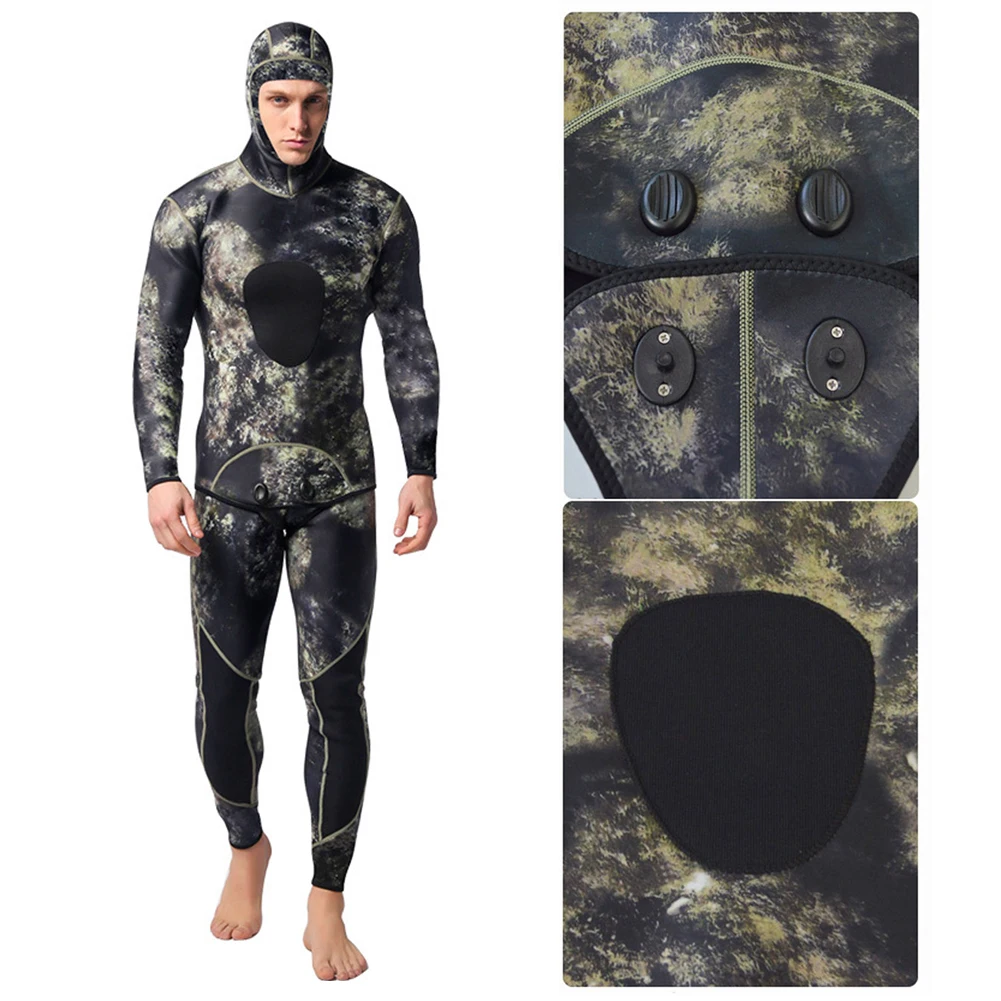 3mm Swim Wetsuits Men'S Diving Suit Split Scuba Snorkel Swimsuit Spearfishing Surfing Jumpsuit For Cold Water Wetsuit