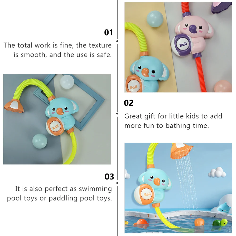 

Baby Bath Elephant Pattern Sprinkler Shower Spray Water (Battery)