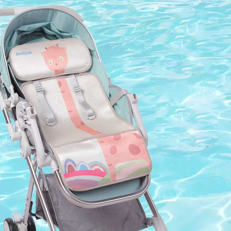 Мультяшный коврик для детской коляски подушка автомобильного сиденья коляска