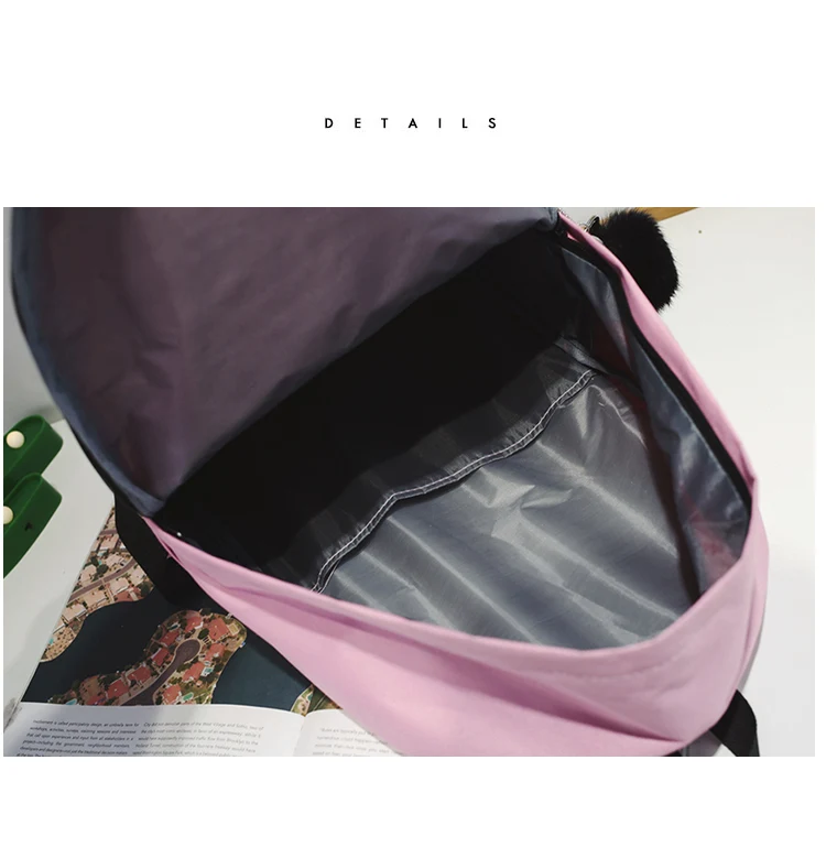 Рюкзак розового цвета школьные сумки для девочек-подростков новинка 2019 года