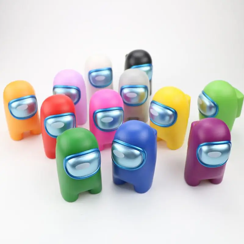 

12pcs/set Among Us Action Figure Toys Game Doll Collection Ornaments Model Among Us Desktop Accessories Toys For Children's