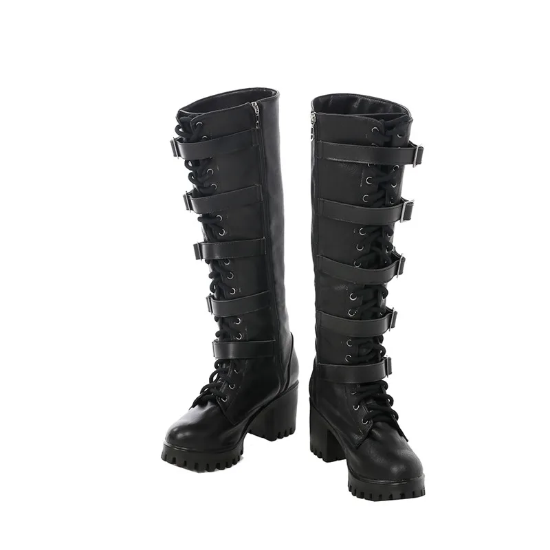 boots Подземный мир: кровавые войны, косплей, вампир, Женский воин, костюм Селин, Женский карнавальный костюм, карнавальный костюм, кожаный костюм на заказ - Цвет: boots