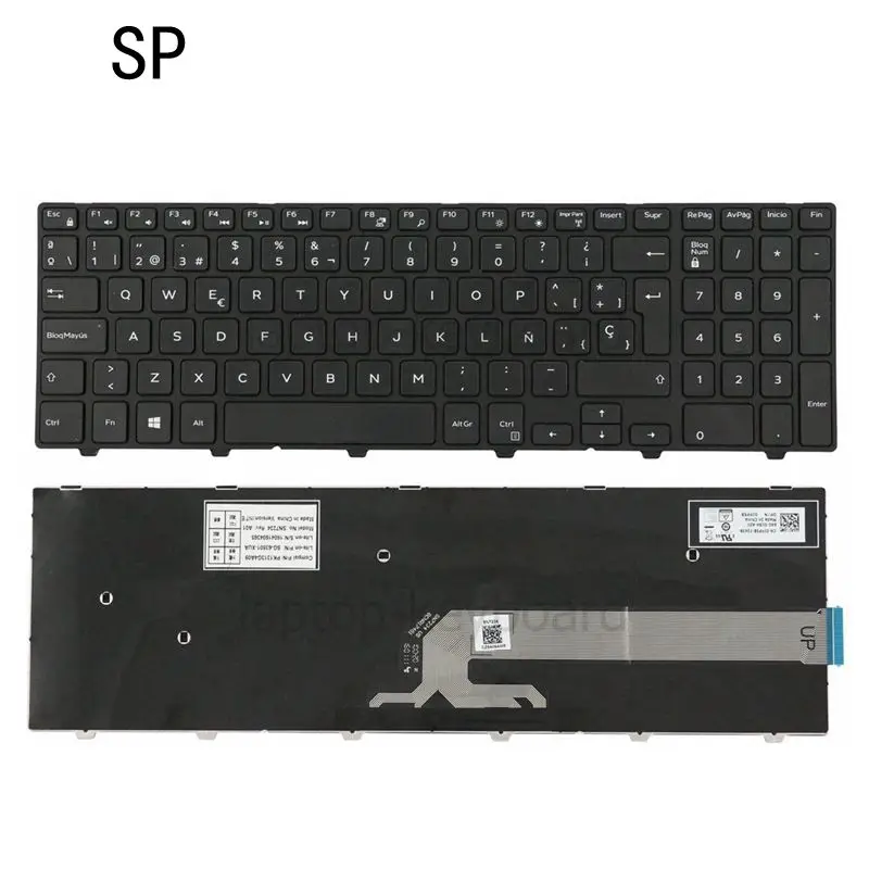 Новая клавиатура US/UK/SP для Dell Inspiron 15 5557 5555 7748 3548 3568 3543 17 5478|Клавиатуры замены| |